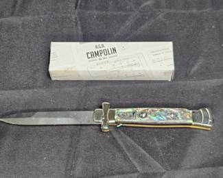 AGA Campolin SP-AL23B-ABA Folding Auto Knife