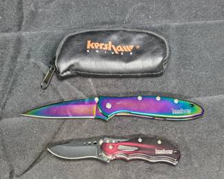 2 Kershaw Speedsafe Manual Folding Knives
