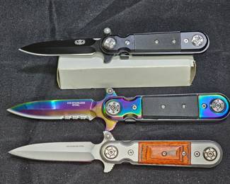 3 New Manual Folding Knives