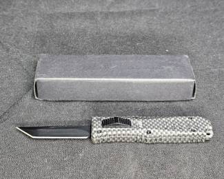 Micro Firecracker Wasp Tanto Blade Auto OTF Knife