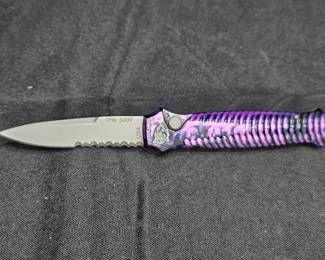 Plum Piranha Mini Guard Tactical Folding Combo