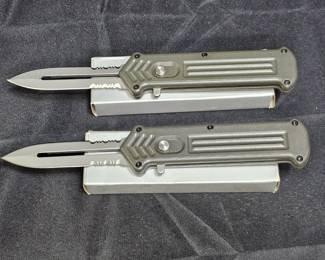 2 Dalton Cupid Clones OTF Automatic Knives