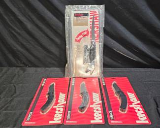 4 NEW in Packages Kershaw Tremor & Filet Knives