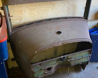 Old Windshield Assembly for a 1920's Ford