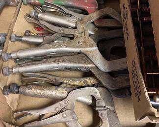 Assorted Locking Clamps and Grips