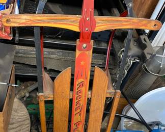 Vintage Rocket Plane Sled