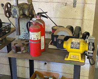 Small Metal Shop Table