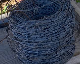 Roll of Barb Wire