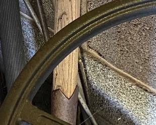 Old Wooden Handle Shovel