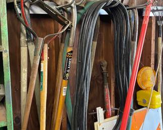 Lots of Assorted Yard Tools (Shovels, Rakes and more)