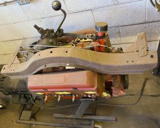 Chevy 283 Small Block Engine with a 2 Bolt Main and Turbo 400 Transmission