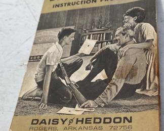 Daisy BB Gun Instruction Booklet