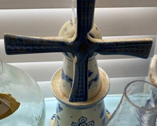 Small Delft Dutch Windmill