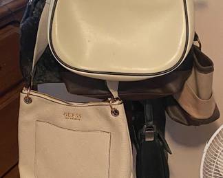 Purses and Coat Rack