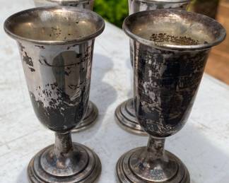 Small Sterling Weighted Goblets