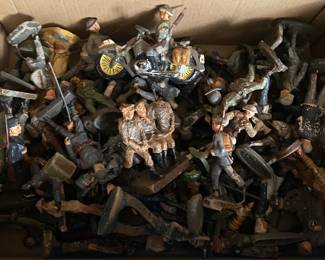 WW2 Era Elastolin Soldiers (As Is)