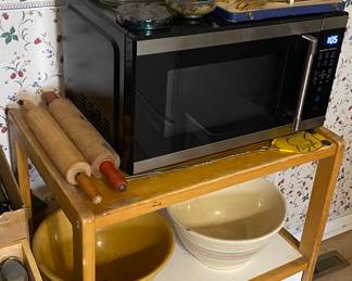 Microwave and Stand