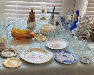 Assorted Glass and China