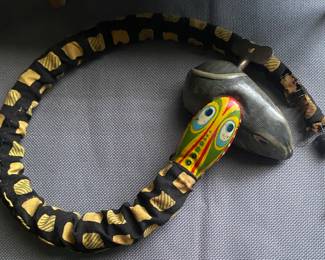 Vintage Wind-up Snake and Mouse Toy