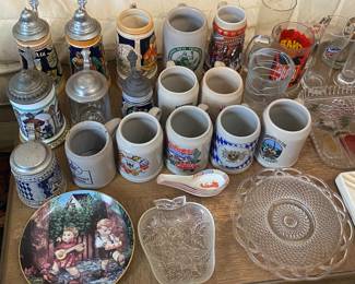 German Beer Steins and Mugs