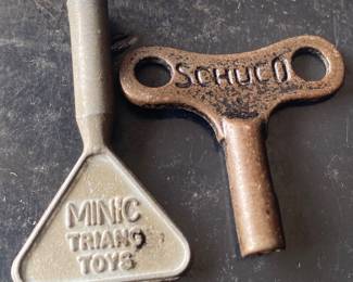 Old Schuco and Minic Toy Keys
