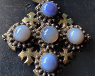 Large .900 Jerusalem Cross Pendant