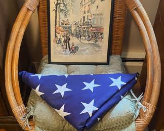 Vintage Wicker Chair