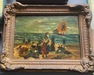 Small Oil on Canvas from Holland