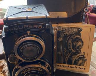 Voigtlander Superb Camera with Case and Paperwork