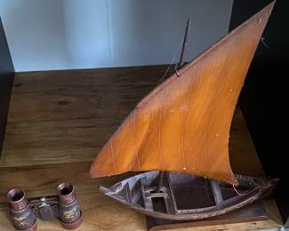 Old Wooden Sail Boat