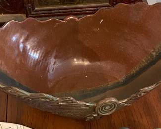 Large Pottery Bowl (Smith's Pottery Robbins, N.C.)