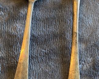 Large .800 Silver Hallmarked Spoons