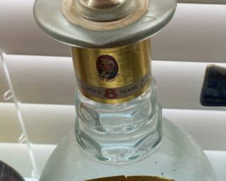 Vintage Walker's Bourbon Bottle