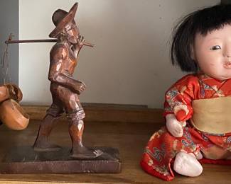 Wooden Figures/Oriental Doll