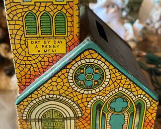 Vintage Chein Tin Litho Bank