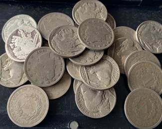 Buffalo and V Nickels