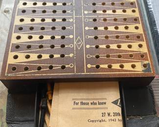 Travel Size Lowe Backgammon Game