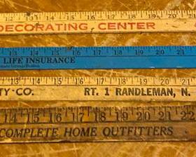 Advertising Yard Sticks