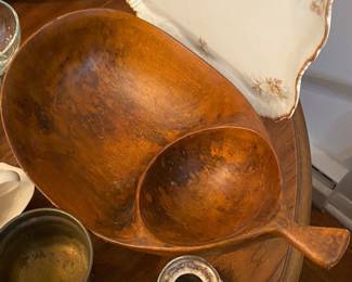 Mid-century David Auld Wooden Bowl