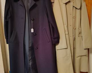 Mid Century Ladies Over Coats. Petite medium. 