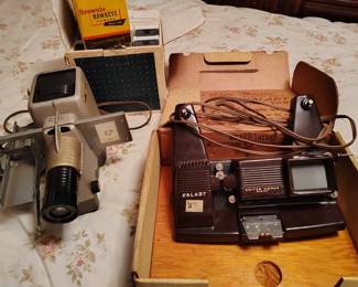 Vintage Brownie Camera, Slide Viewers 