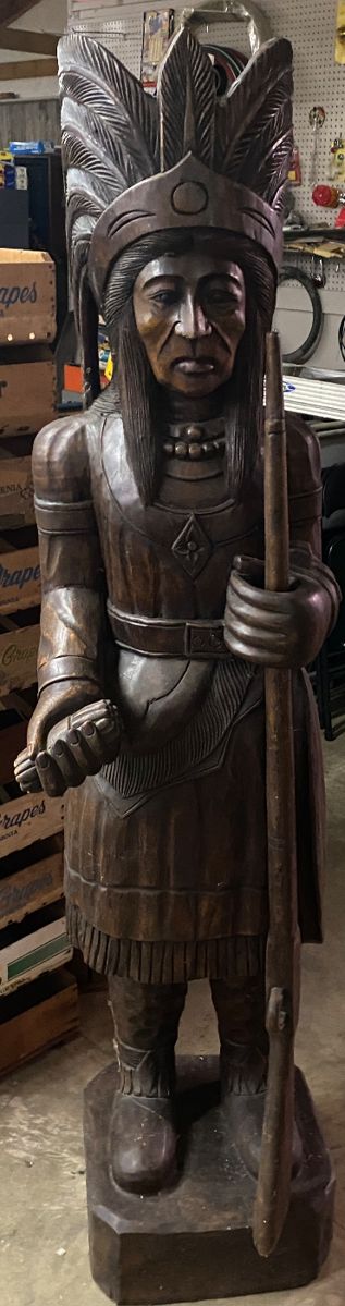 Wooden Cigar Store Indian