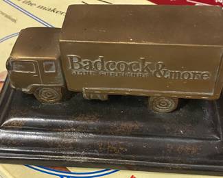Badcock Truck Paperweight