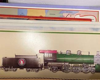 Train Prints and Ephemera