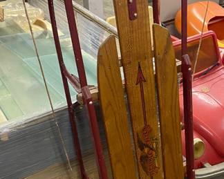 Vintage Wooden Flexible Flyer Sled