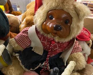 Raikes Wooden Bonnie Bear