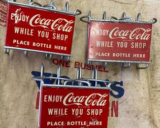 Vintage Coca Cola Bottle Holders