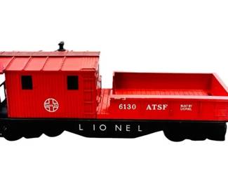 Vintage Lionel 6130 O Gauge Atsf Santa Fe Work Caboose