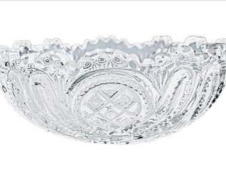 Small American Pressed Glass 4.25" Bowl - American Brilliant Period Glass