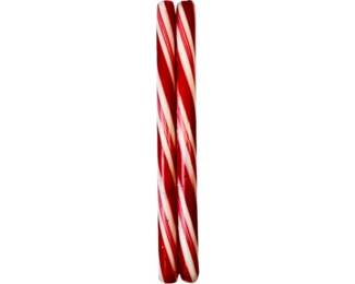 Candle Tapers In Candy Cane Stripe